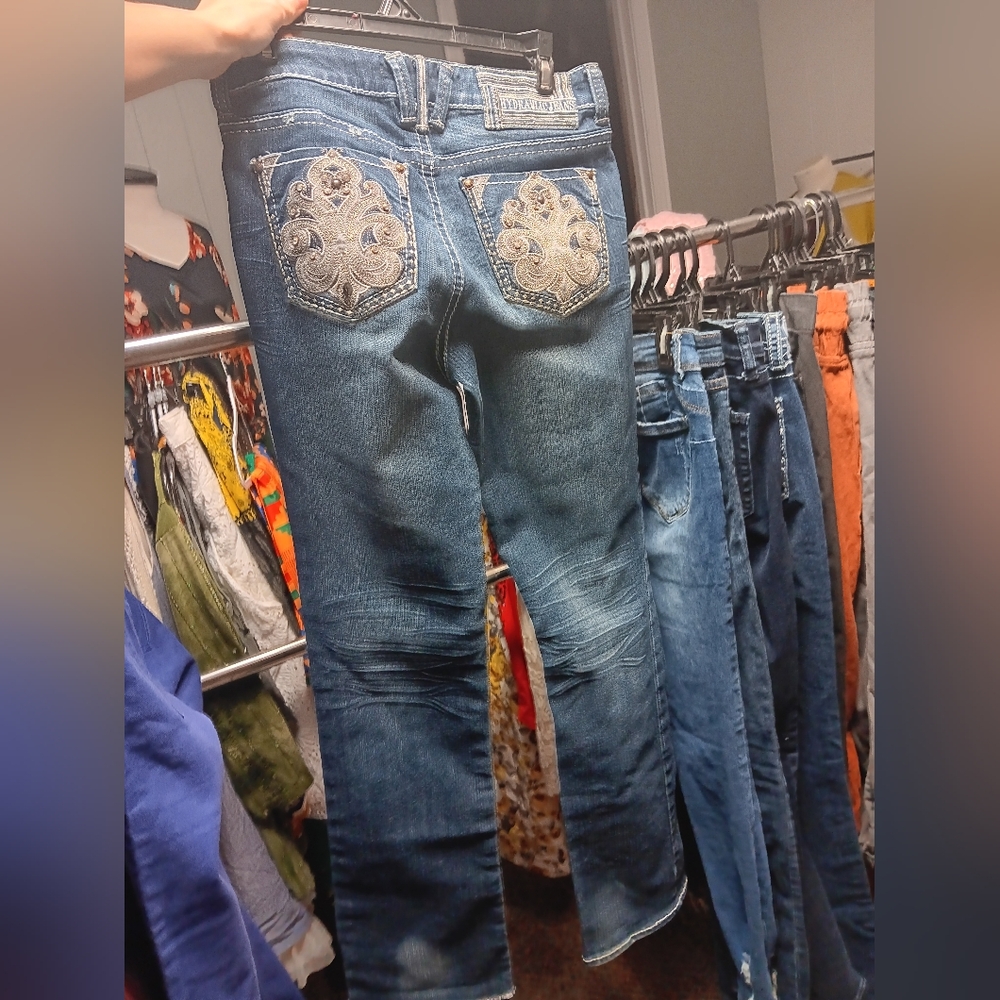 Hydraulic Dark Blue Flare Jeans